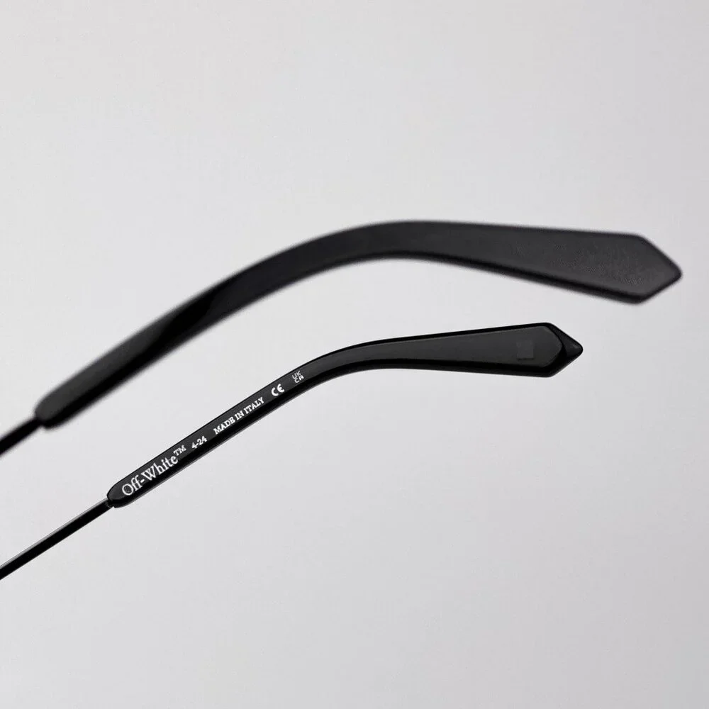 Off-White TAMPA Sunglasses Gunmetal Blue Rectangular Frame | Model OERI13N 7745